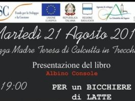 Trecchina, Albino Console presenta 'Per un bicchiere di latte'